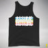 Assume Nothing Queer Pride Flag Premium Tank Top - Black