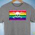 Gilbert Baker LGBTQ Pride Pirate Flag Premium Unisex T-Shirt - Grey Heather