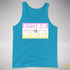 Assume Nothing Twink Pride Flag Premium Tank Top - Neon Blue