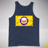 Intersex Pride Pirate Flag Premium Tank Top - Navy