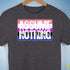 Assume Nothing Genderfluid Pride Flag Premium Unisex T-Shirt - Dark Grey Heather