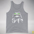 Pride Sloth Aromantic Flag Sunglasses Premium Tank Top - Grey Heather