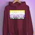 Assume Nothing Nonbinary Pride Flag Hoodie - Maroon