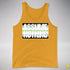 Assume Nothing Agender Pride Flag Premium Tank Top - Gold