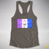 Drag Pride Pirate Flag Racerback Tank - Dark Grey