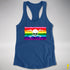 Gilbert Baker LGBTQ Pride Pirate Flag Racerback Tank - Royal