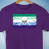 Gay Male Pride Pirate Flag Premium Unisex T-Shirt - Purple