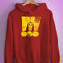 Intersex Pride Grunge Exclamation Points Hoodie - Red