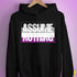 Assume Nothing Asexual Pride Flag Hoodie - Black