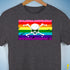 Gilbert Baker LGBTQ Pride Pirate Flag Premium Unisex T-Shirt - Dark Grey Heather