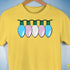 Transgender Pride Flag Christmas Lights Premium Unisex T-Shirt - Yellow