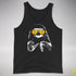 Pride Sloth Intersex Flag Sunglasses Premium Tank Top - Black