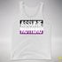 Assume Nothing Asexual Pride Flag Premium Tank Top - White