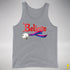 Believe Bisexual Pride Jingle Bell Premium Tank Top - Grey Heather