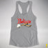 Believe Bear Pride Jingle Bell Racerback Tank - Heather Grey