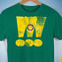 Intersex Pride Grunge Exclamation Points Premium Unisex T-Shirt - Kelly Green