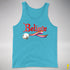 Believe Lesbian Pride Jingle Bell Premium Tank Top - Aqua Triblend