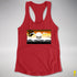 Bear Pride Pirate Flag Racerback Tank - Red