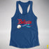 Believe Polysexual Pride Jingle Bell Racerback Tank - Royal