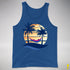 Bisexual Pride Hammock Summer Beach Sunset Premium Tank Top - Royal Blue