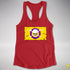 Intersex Pride Pirate Flag Racerback Tank - Red