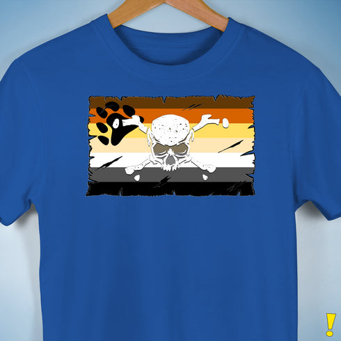 Bear Pride Pirate Flag Premium Unisex T-Shirt - Royal Blue