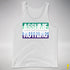 Assume Nothing Gay Male Pride Flag Premium Tank Top - White