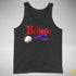 Believe Bisexual Pride Jingle Bell Premium Tank Top - Charcoal Triblend