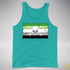 Aromantic Pride Pirate Flag Premium Tank Top - Teal