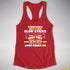 Stupid People Are Like Glow Sticks Women's Racerback Tank - Red