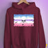 Bigender Pride Pirate Flag Hoodie - Maroon