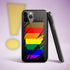 LGBTQ Philly Pride Flag Ripped Reveal Clear Case for iPhone®