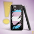 Transgender Pride Flag Ripped Reveal Clear Case for iPhone®