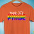 Personalized City/State Pride Premium Unisex T-Shirt