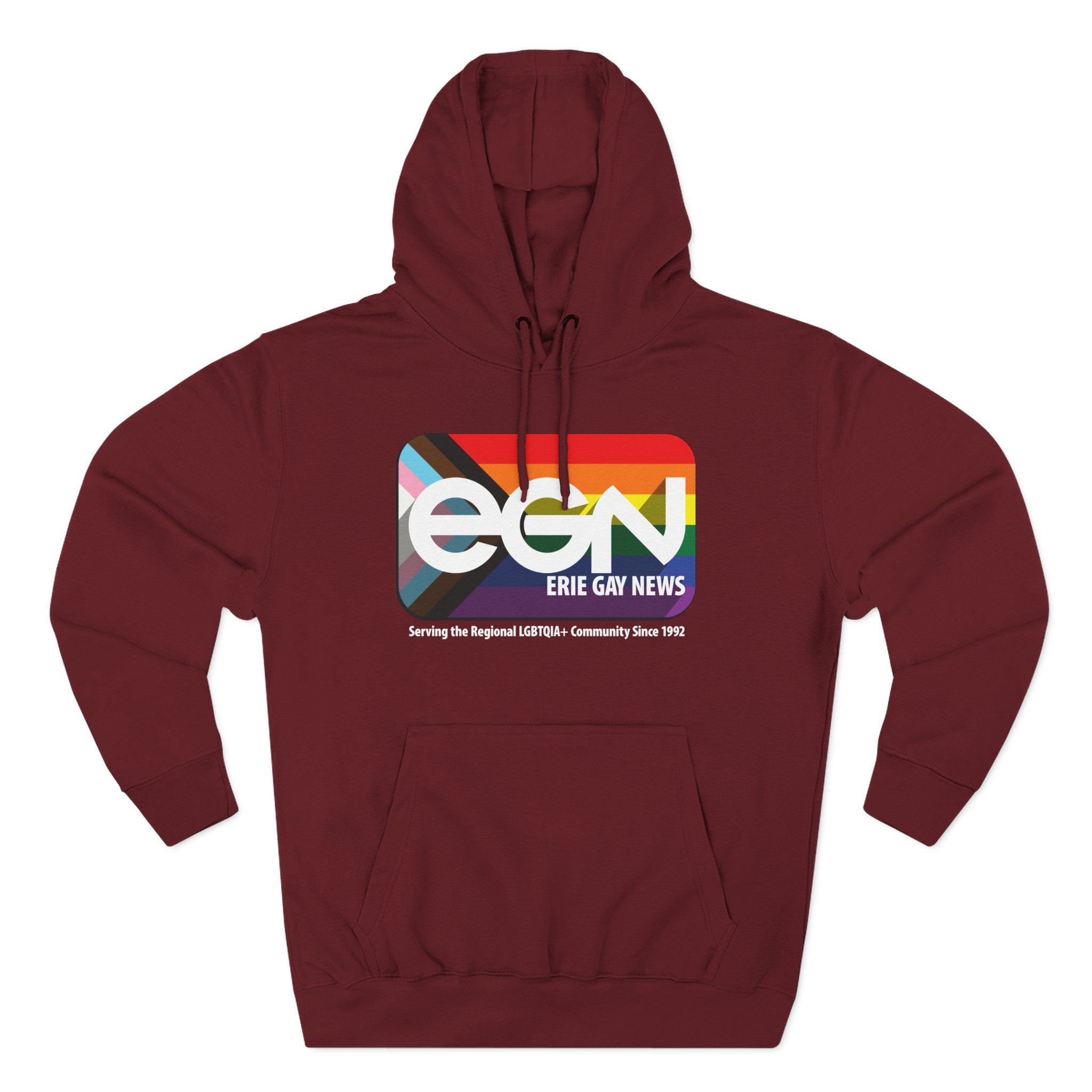 Erie Gay News Logo Hoodie