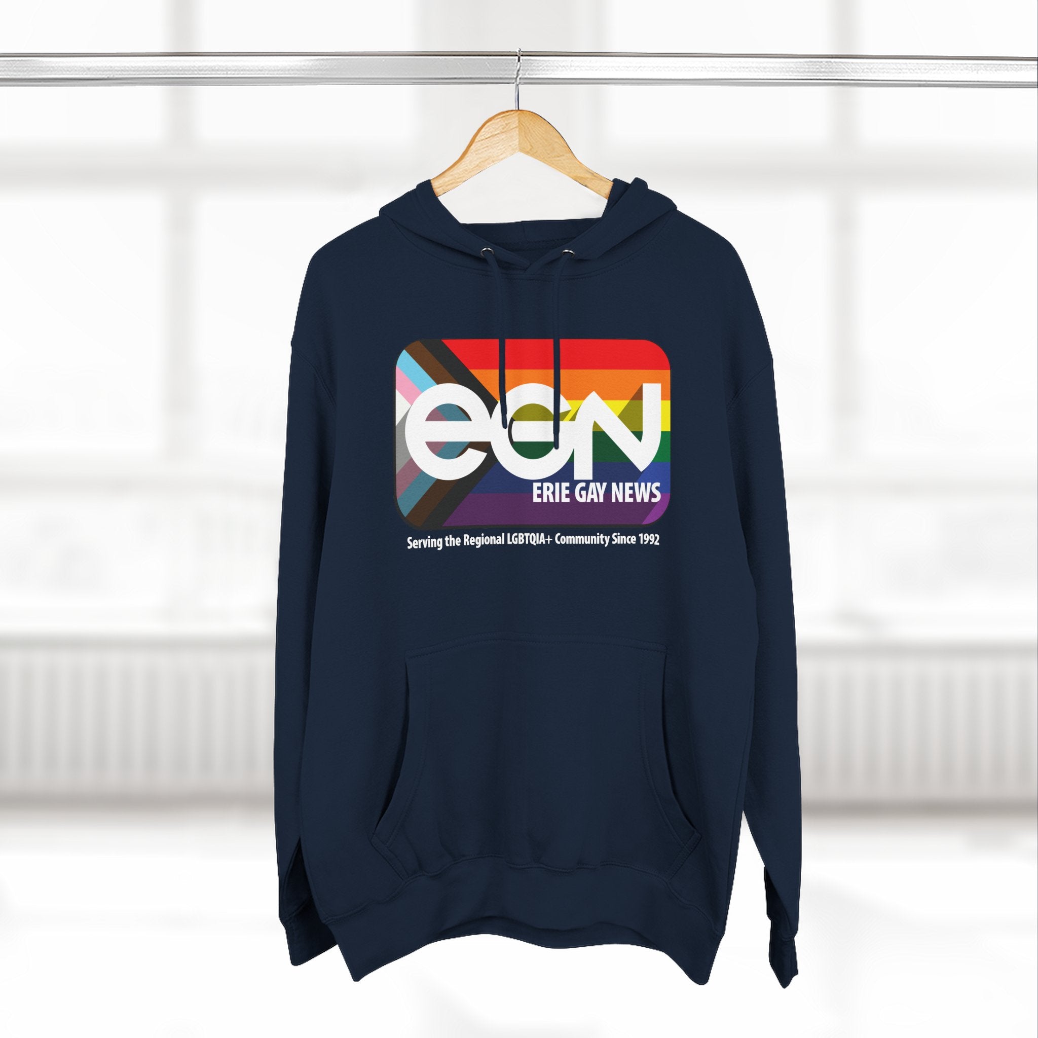 Erie Gay News Logo Hoodie