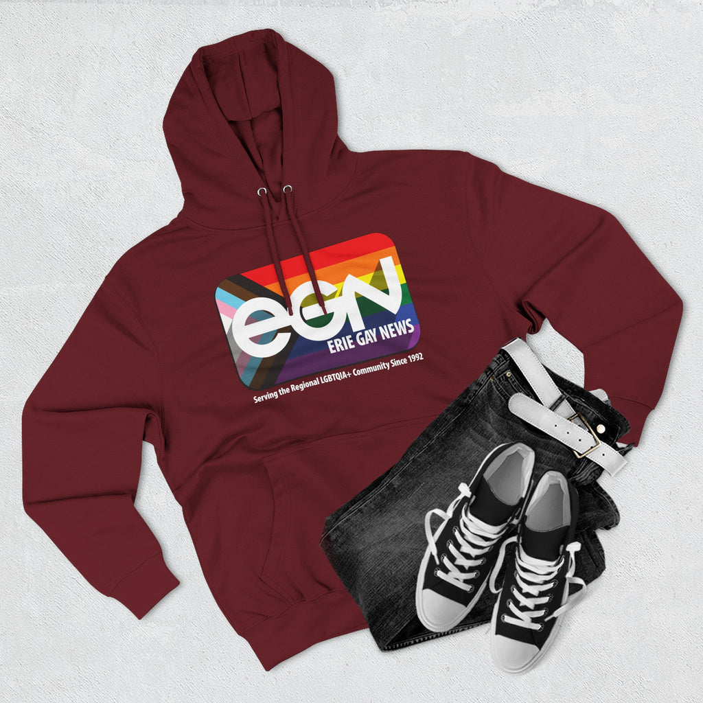 Erie Gay News Logo Hoodie