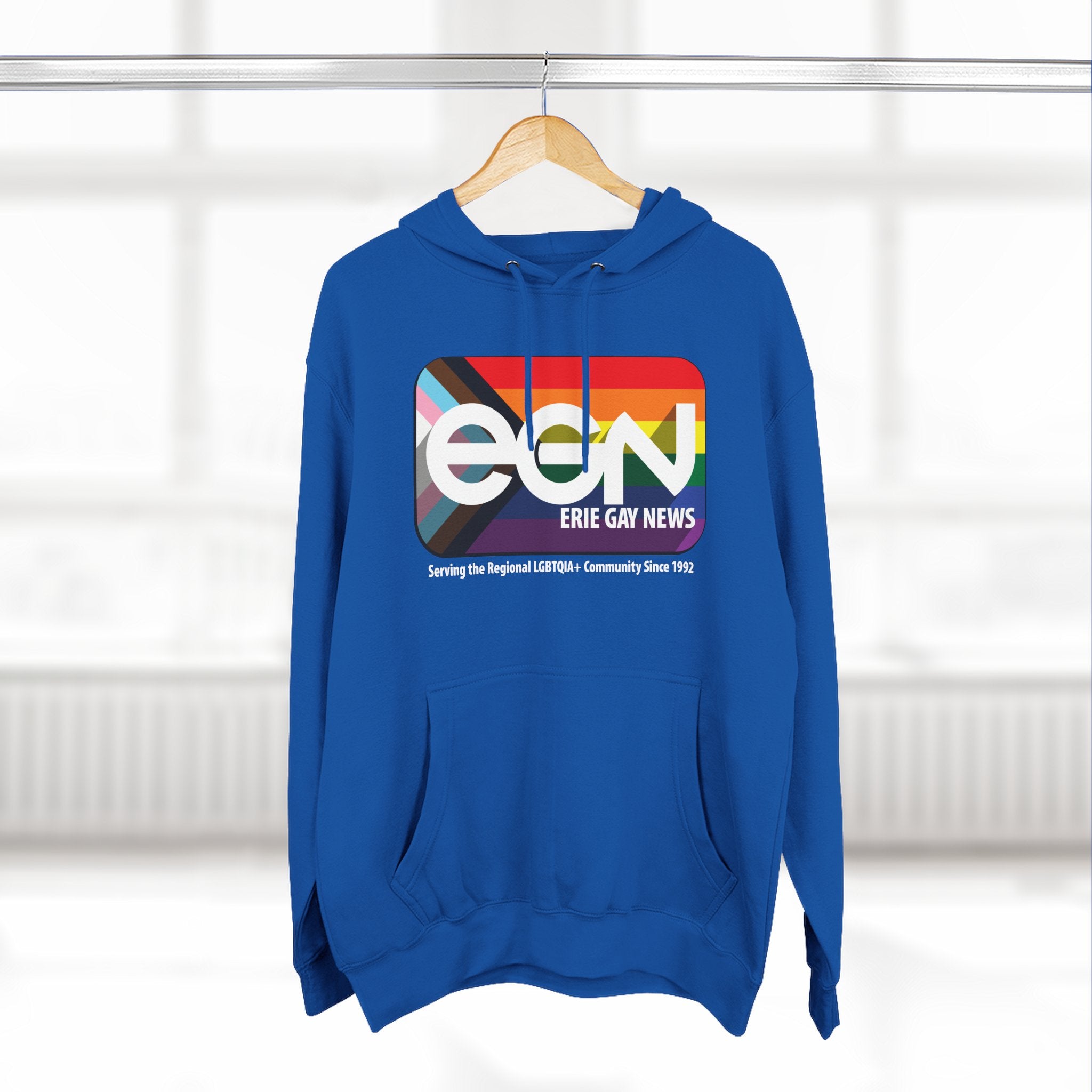 Erie Gay News Logo Hoodie