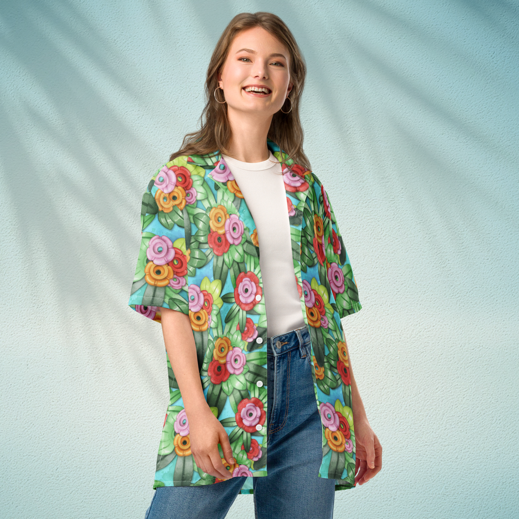 The Tropical Brick Button-Down