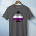 Asexual Pride Pixel Ace of Spades T-Shirt
