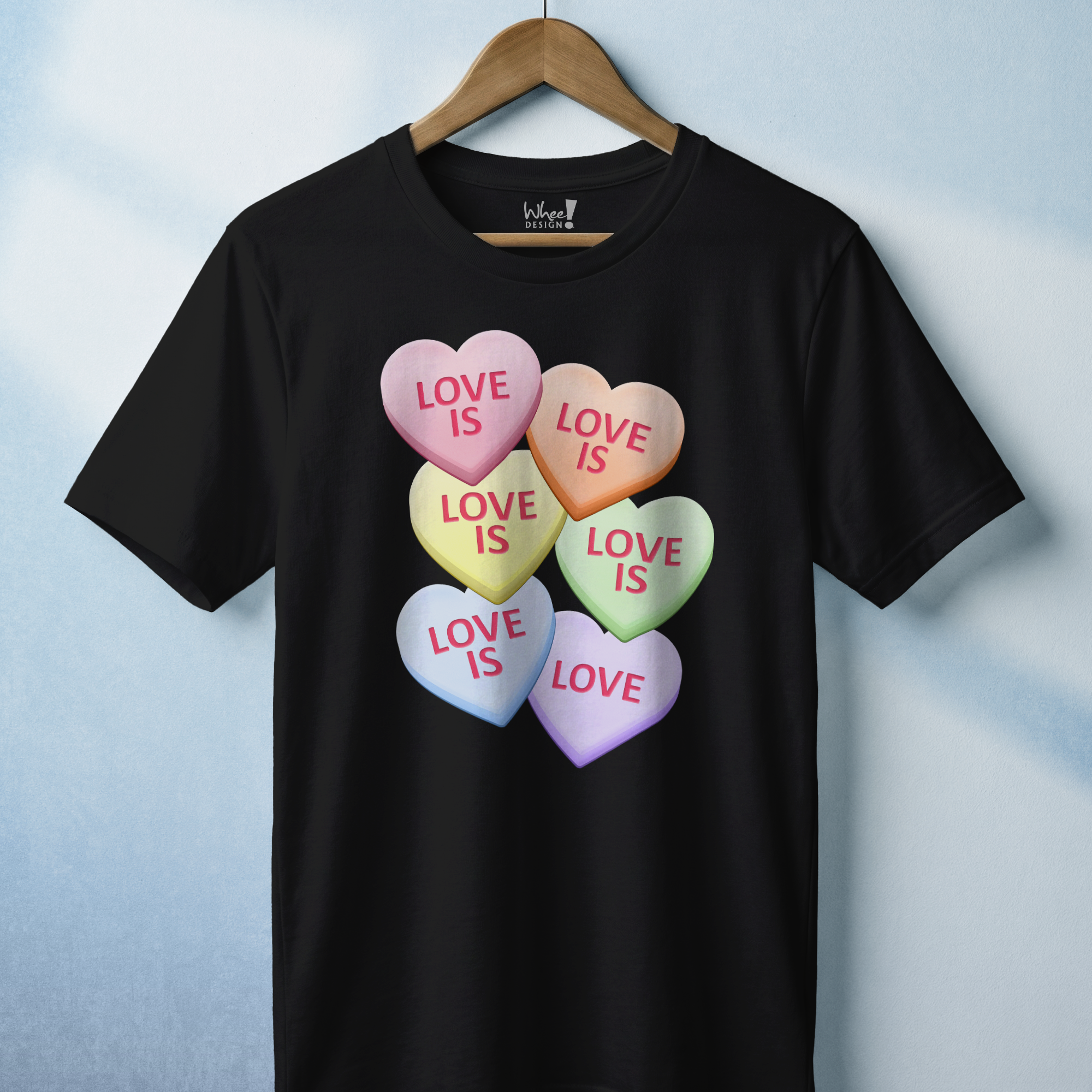Candy Heart Love is Love Premium T-Shirt