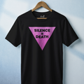 Silence = Death Pink Triangle T-shirt