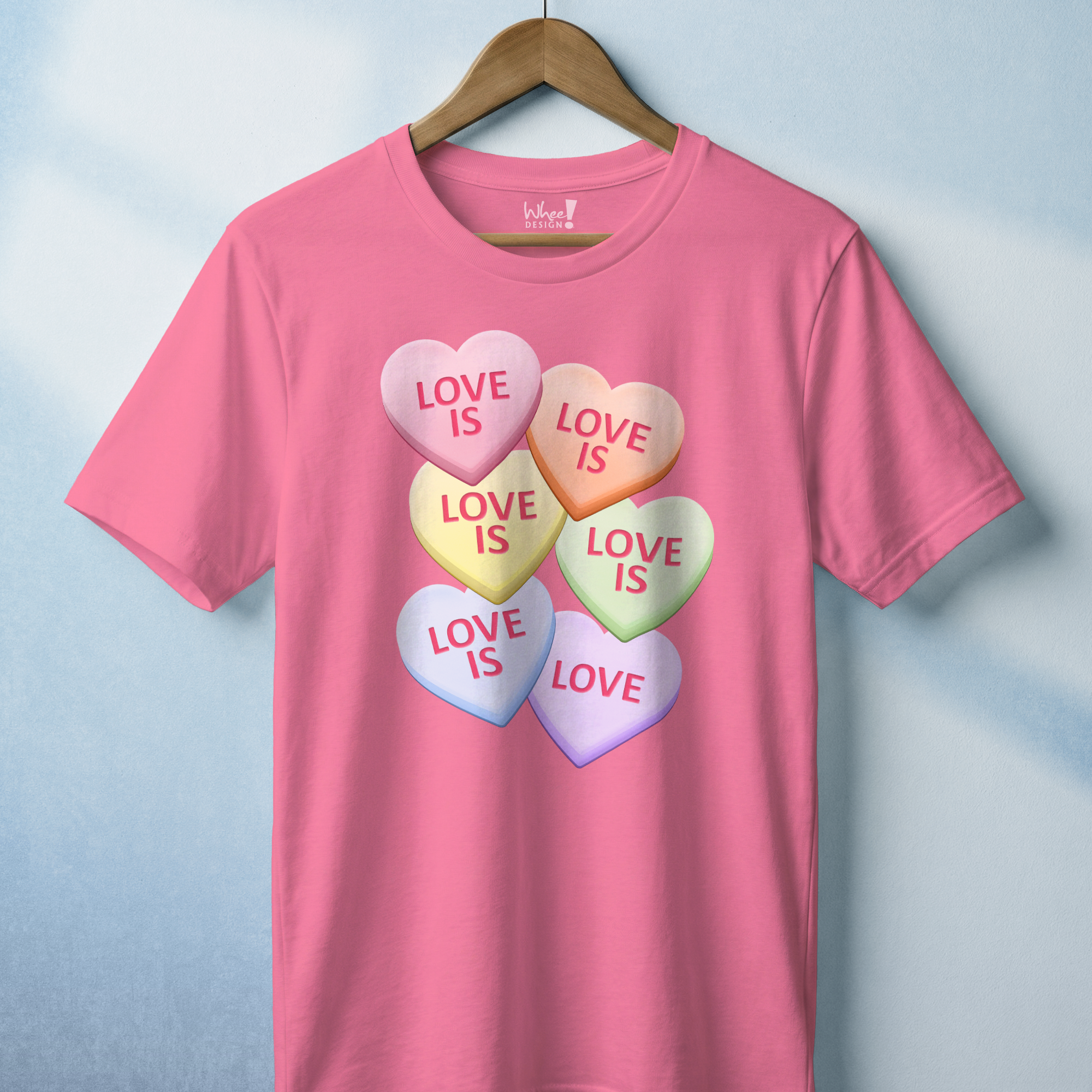 Candy Heart Love is Love Premium T-Shirt