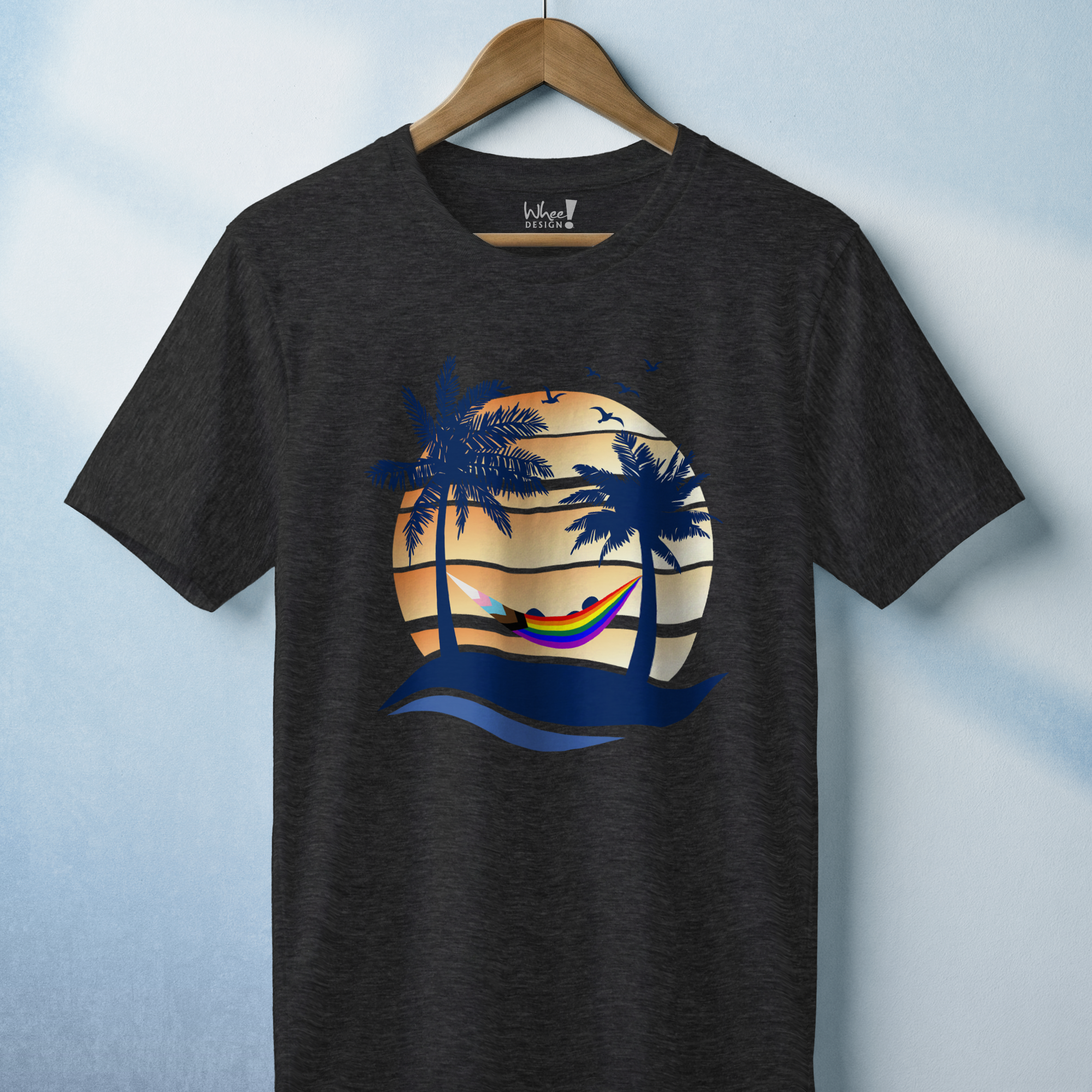 Island Vibes Custom Pride Hammock Tee