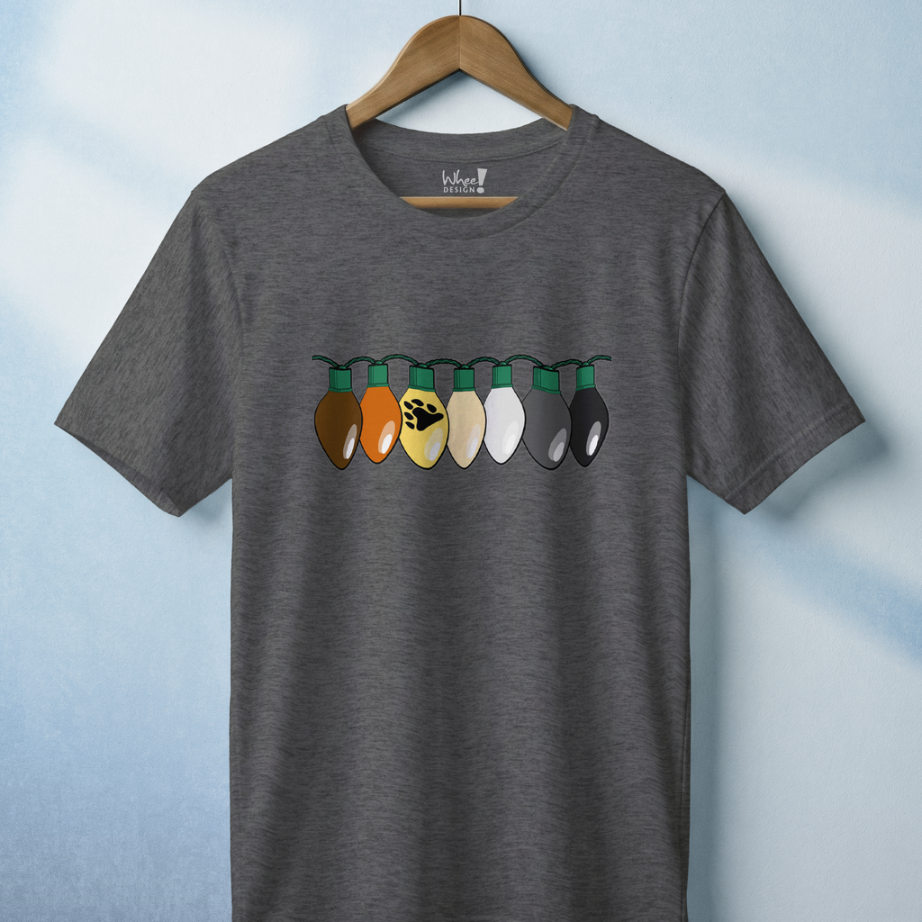 Merry & Bright Custom Pride Lights Premium Tee