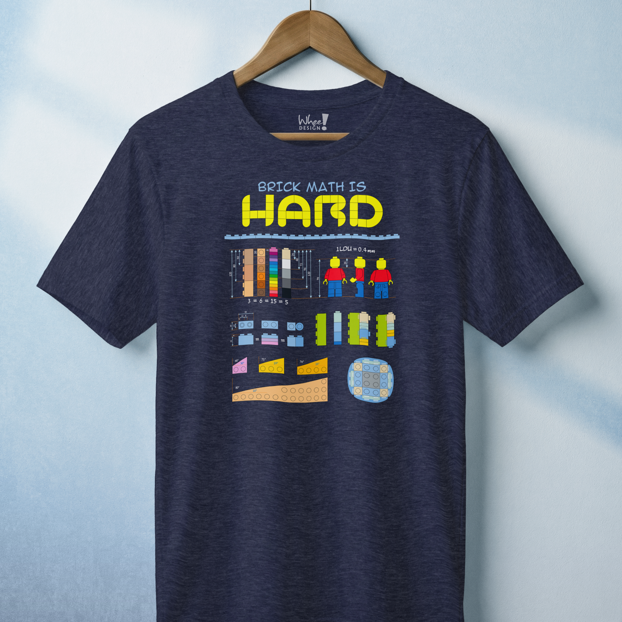 Brick Math is Hard Premium T-Shirt