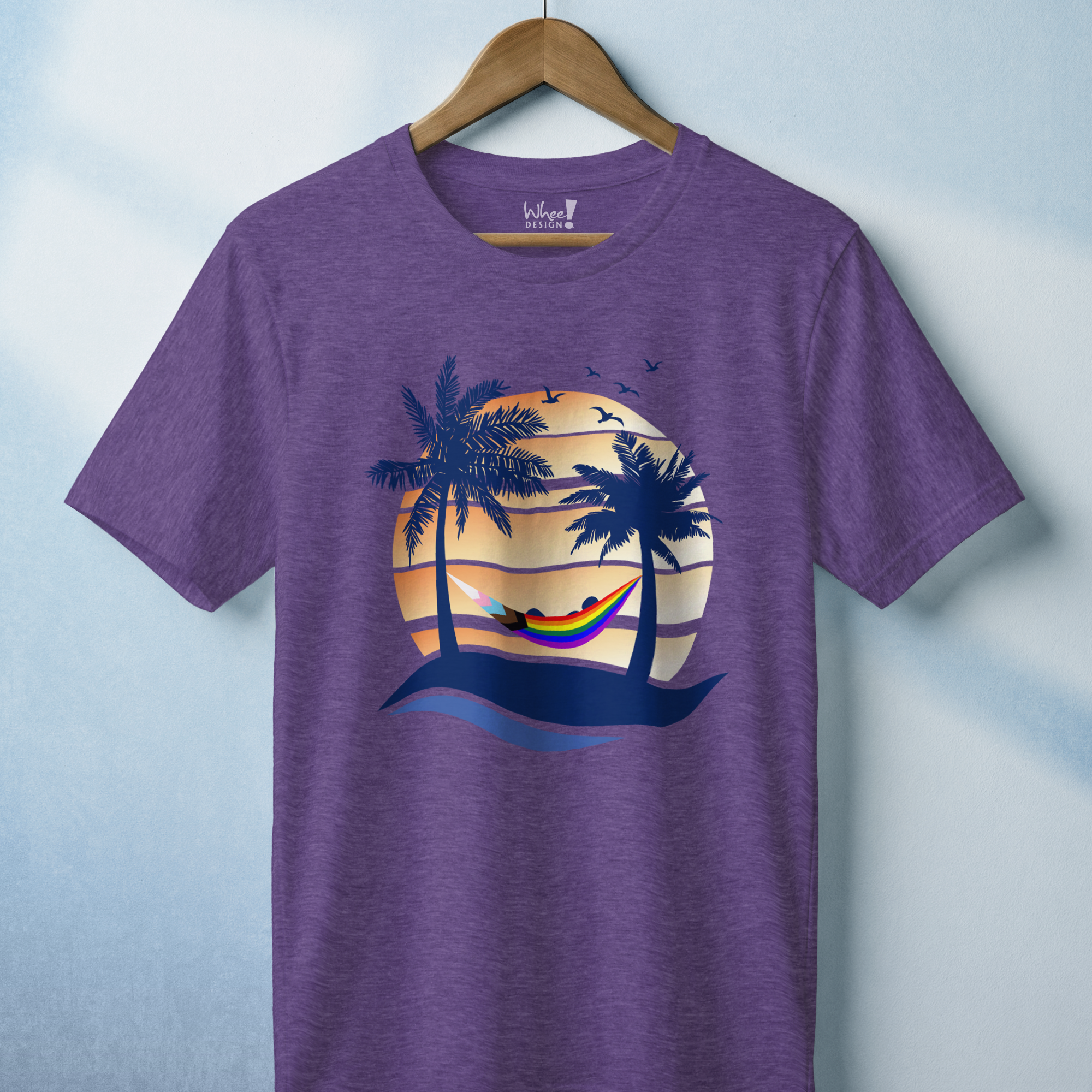 Island Vibes Custom Pride Hammock Tee