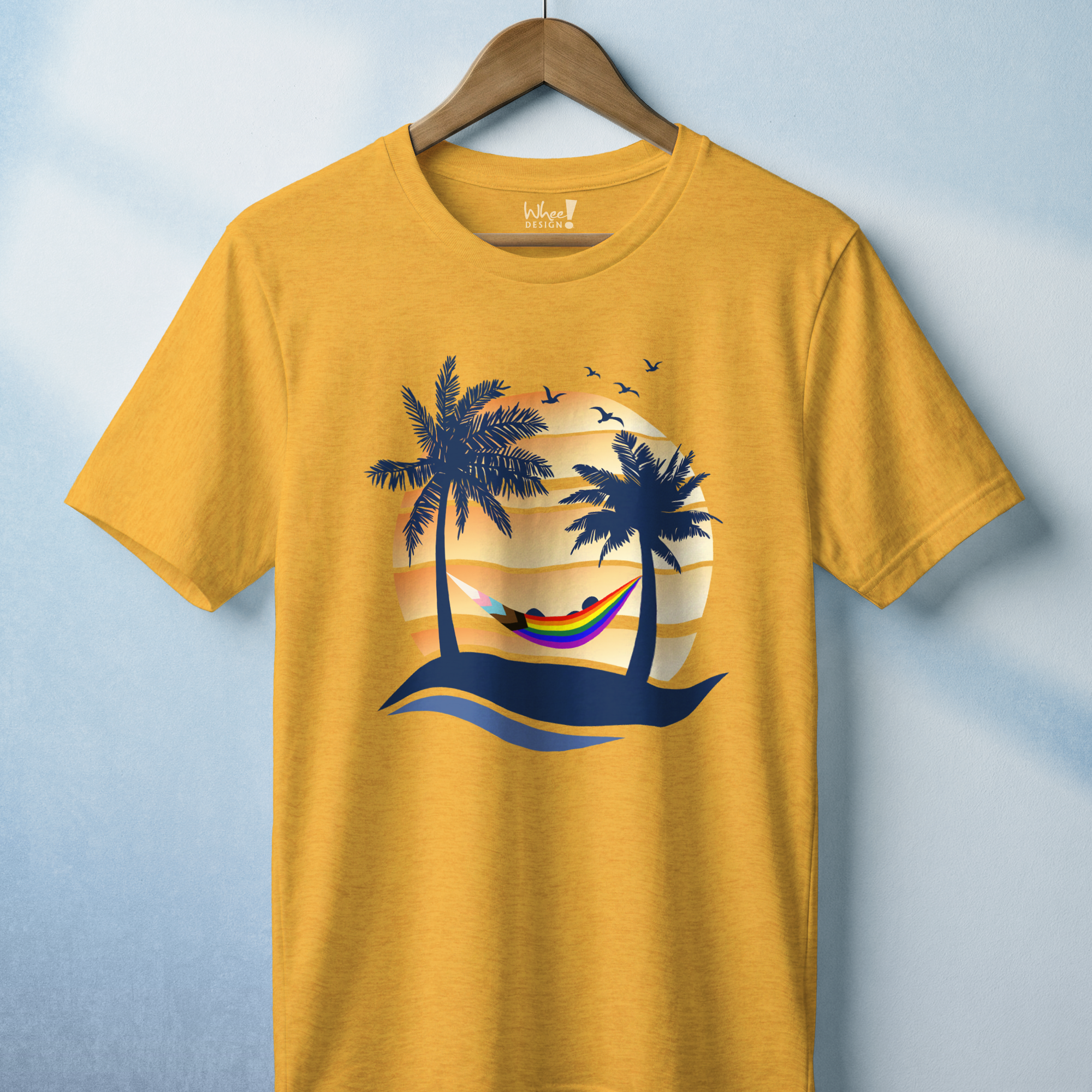Island Vibes Custom Pride Hammock Tee