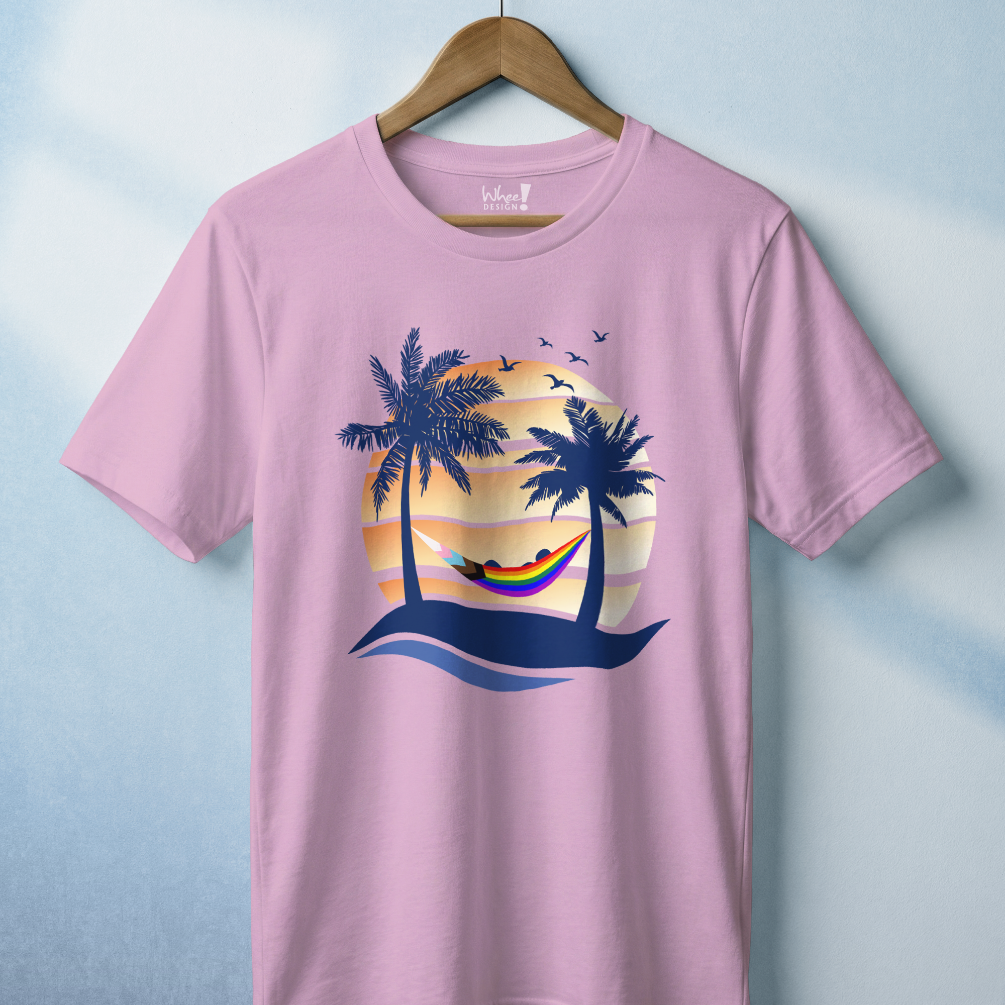 Island Vibes Custom Pride Hammock Tee