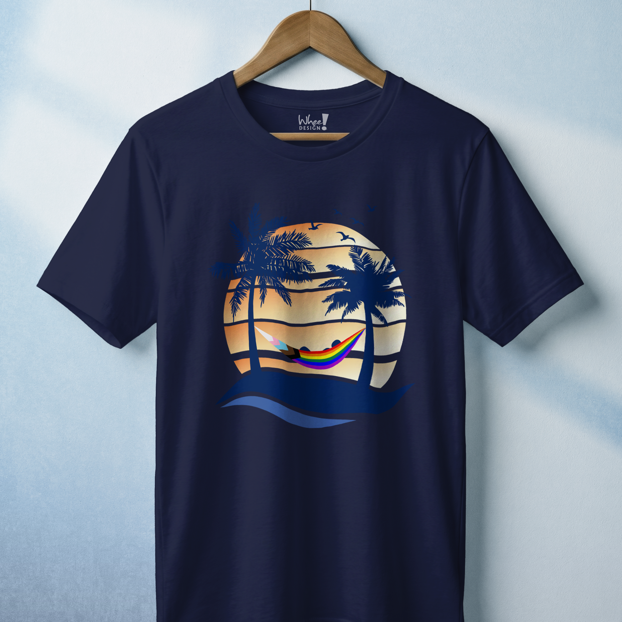 Island Vibes Custom Pride Hammock Tee